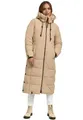 Produktbild: MARIKOO Damen Winterjacke Steppmantel lang gesteppter Mantel Winter Parka Jacke warm B985 [B985-Nadeshik-Beige-Gr.4XL]