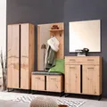 Produktbild: Homestyle4u Garderobe, Braun, Holz, 240x195x35 cm, Garderobe, Garderoben-Sets & Serien, Garderoben-Sets