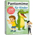 Produktbild: GLÜCKSWOLKE Pantomime Spiel für Kinder - lustiges Familienspiel I Mit 100 Spielkarten I Indoor & Outdoor Spielzeug Kinderspiel I Spiele ab 4, 5, 6, 7, 8, 9 Jahre I Geschenk für Junge & Mädchen