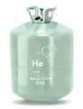 Produktbild: Helium Gasflasche ca. 0,59 m³ – Einweg Heliumflasche für bis zu 90 Ballons, Ballongas mit Ventil zum einfachen Befüllen, Geburtstag Hochzeit Feier Event Ballonfüllung Helium Set Einmalbehälter