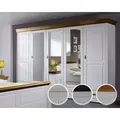Produktbild: 3S Frankenmöbel »Country« Massivholz Kleiderschrank SZ-0132 / 4-Türig / B 255 x H 217 x T 62 cm / Weiss