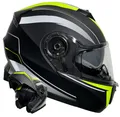 Produktbild: RALLOX Helmets Motorradhelm Klapphelm 160 Motorradhelm Helm Rollerhelm matt schwarz neon grün