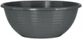 Produktbild: Geli Pflanzschale Standard rund aus Kunststoff, Farbe:anthrazit, Durchmesser:23 cm