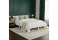 Produktbild: Homestyle4u Massivholzbett 90x200 120x200 140x200 160x200 180x200 Doppelbett Kopfteil Lattenrost (Set, mit Lattenrost, Weiß), 140x200, modern, stabil