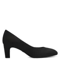 Produktbild: Tamaris Damen Pumps klassisch rund Blockabsatz samtige Haptik 1-22418-41, Größe:40 EU, Farbe:Schwarz