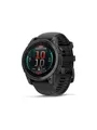 Produktbild: Garmin f?nix E - slate grey steel - sport watch with band - black - 16 GB