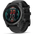 Produktbild: Garmin fēnix E - 47 mm AMOLED Schwarz/ Schiefergrau