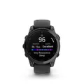 Produktbild: Garmin fenix E (47mm) schwarz schiefer Smartwatch QuickFit; - Ausstellungsstück