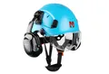Produktbild: Mustbau Schutzhelm EN397, Arbeitshelm Mit Ohrschutz und Schutzbrille Set, ABS, 53- 63cm verstellbar