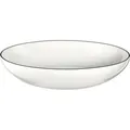 Produktbild: 6er-Set ASA Selection Pastateller Ligne Noire Ø 22 cm Porzellan Weiß
