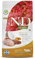 Produktbild: Farmina N&D Quinoa Adult Pellets Katzenfutter(Trockenfutter, mit hochwertigen Vitaminen und natürliche Antioxidantien, ohne Mais, Zutaten: Wachtel und Kokosnuss, Portionsgröße: 1,5 kg)