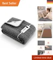 Produktbild: Komfortables Wärmeunterbett 150 x 80 cm - Timer, 10 Heizstufen & Sicherer Halt