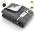 Produktbild: Wärmeunterbett Elektrisch 150x80cm Dunkelgrau für Komfort und Wärme