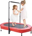 Produktbild: VEVOR Kindertrampolin Indoor / Outdoor-Trampolin faltbares Mini Trampolin mit Griff, Rebounder-Trampolin Gartentrampolin für Kleinkinder