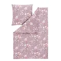 Produktbild: ESTELLA Feinflanell Bettwäsche Lavarone Mauve 1 Bettbezug 135 x 200 cm + 1 Kissenbezug 80 x 80 cm