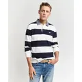 Produktbild: Gant Langarm-Poloshirt REG CHAMBRAY STRIPE HEAVY RUGGER weiß XXL (58/60)