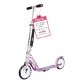 Produktbild: HUDORA BigWheel Scooter 205 - Stabiler Aluminium-Roller - Höhenverstellbarer & zusammenklappbarer Cityroller - Kinder- & Erwachsenenroller für bis zu 100kg - Tretroller mit Ständer