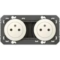 Produktbild: Doppelsteckdose mit Erde Dooxie, LEGRAND, weiß Legrand
