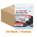Produktbild: CHICOPEE DURADRY Mikrofasertücher blau 120 Stück im Karton Karton mit 24 x 5 Tücher je Pack, Tuchgröße ca. 34 x 40 cm M74-721