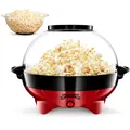 Produktbild: Popcorn Maschine groß  Retro Popcorn Maker 5 L  Popcorn Maker mit Antihaftbes...