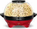 Produktbild: H8  Gadgy GG0831 Popcornmaschine 800W - Klassisches Design in Rot, 5L Kapazität