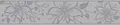 Produktbild: Moderne Blumen Bordüre Selbstklebend Grau Glitzer 346667 5,00 m x 0,13 m Made...