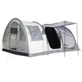 Produktbild: Skandika Tunnelzelt Simo 4 Protect | Familienzelt für 4 Personen mit eingenähtem Zeltboden, wasserdicht, 3000 mm Wassersäule, verdunkelte Schlafkabine, Moskitonetz, 3 Eingänge | Campingzelt