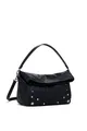 Produktbild: Desigual Handtasche Umhängetasche Loverty Embro Patch Hand Bag Black schwarz