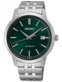 Produktbild: Seiko Herrenuhr Automatik Silberfarben/Grün mit Edelstahlband 41 MM Datum 10 ATM
