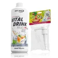 Produktbild: Best Body Low Carb Vital Drink Birne Melisse Sirup Mineraldrink  BBN Dosierpumpe