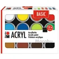 Produktbild: 2 bis 24x Marabu Acrylfarben-Set BASIC, 12 x 18 ml - SPARE BIS ZU 39%