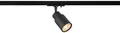 Produktbild: SLV PURI 2.0 TUBE Spot für 1-Phasen-Hochvolt-Schienensystem, GU10, 1x max.6W, schwarz/schwarz (1008242)