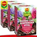Produktbild: COMPO 3 x 1 kg Rhodo- und Hortensien Vital Pflanzendünger Wachstum Mineralien
