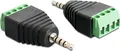 Produktbild: DeLOCK - Audio-Adapter - 4-poliger Anschlussblock (M) bis stereo micro jack (M)