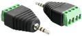 Produktbild: DELOCK 65454 - Klinkenstecker, 2,5 mm, Stereo, 4-pol, Terminalblock