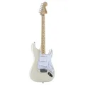 Produktbild: Squier Affinity Series Stratocaster MN Olympic White E Gitarre