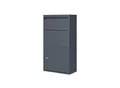 Produktbild: Westmann Briefkasten mit Paketbox Pollux freistehend Anthrazit 22x44x82cm