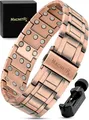 Produktbild: ® 3X Strength Copper Bracelet – 99.9% Pure Copper Bracelets for Men with Magn...