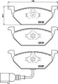 Produktbild: 2x BREMBO Bremsbelagsatz, Scheibenbremse P 85 072 für AUDI SEAT SKODA VW