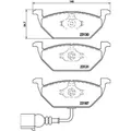 Produktbild: BREMBO Bremsbelagsatz Scheibenbremse vorne für VW Golf V 1.4 16V 1.6 Audi A3