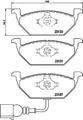 Produktbild: BREMBO P 85 072 Bremsbelagsatz, Scheibenbremse für AUDI SEAT SKODA VW
