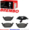 Produktbild: Bremsbeläge Brembo SATZ P85072 - Vorne VW Bora,Caddy,Golf,Jetta,Polo