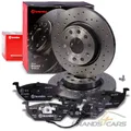Produktbild: BREMBO XTRA BREMSSCHEIBEN +BELÄGE VORNE FÜR AUDI A3 SEAT SKODA YETI VW GOLF 5