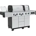 Produktbild: Gasgrill Imperial QS 690 IR edelstahl, mit Infrarot-Seitenbrenner und Heckbrenner, iQue Smart Steuerung