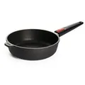 Produktbild: Woll Bratpfanne Nowo-Titanium, Anthrazit, Metall, rund, abnehmbarer Griff, backofengeeignet, antihaftbeschichtet, energiesparend, Thermoboden, Kochen, Pfannen, Bratpfannen