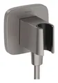 Produktbild: Hansgrohe FixFit Q Wandanschluss mit Brausehalter - Brushed Black Chrome - 26887340