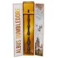 Produktbild: Wizarding World Harry Potter - Authentischer Albus Dumbledore Zauberstab aus Kunststoff mit Hogwarts-Halterung