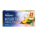 Produktbild: Meßmer Weißer Tee Vanille Pfirsich 25 Beutel Vegan Aroma Frucht Tee Weißtee süß