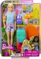Produktbild: Malibu Barbie Camping Spielset Mops Rucksack Sack Schlafsack HDF73 Mattel