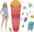 Produktbild: Barbie Camping Puppe Blond Rucksack Outdoor Fernglas Karte Welpe Set HDF73